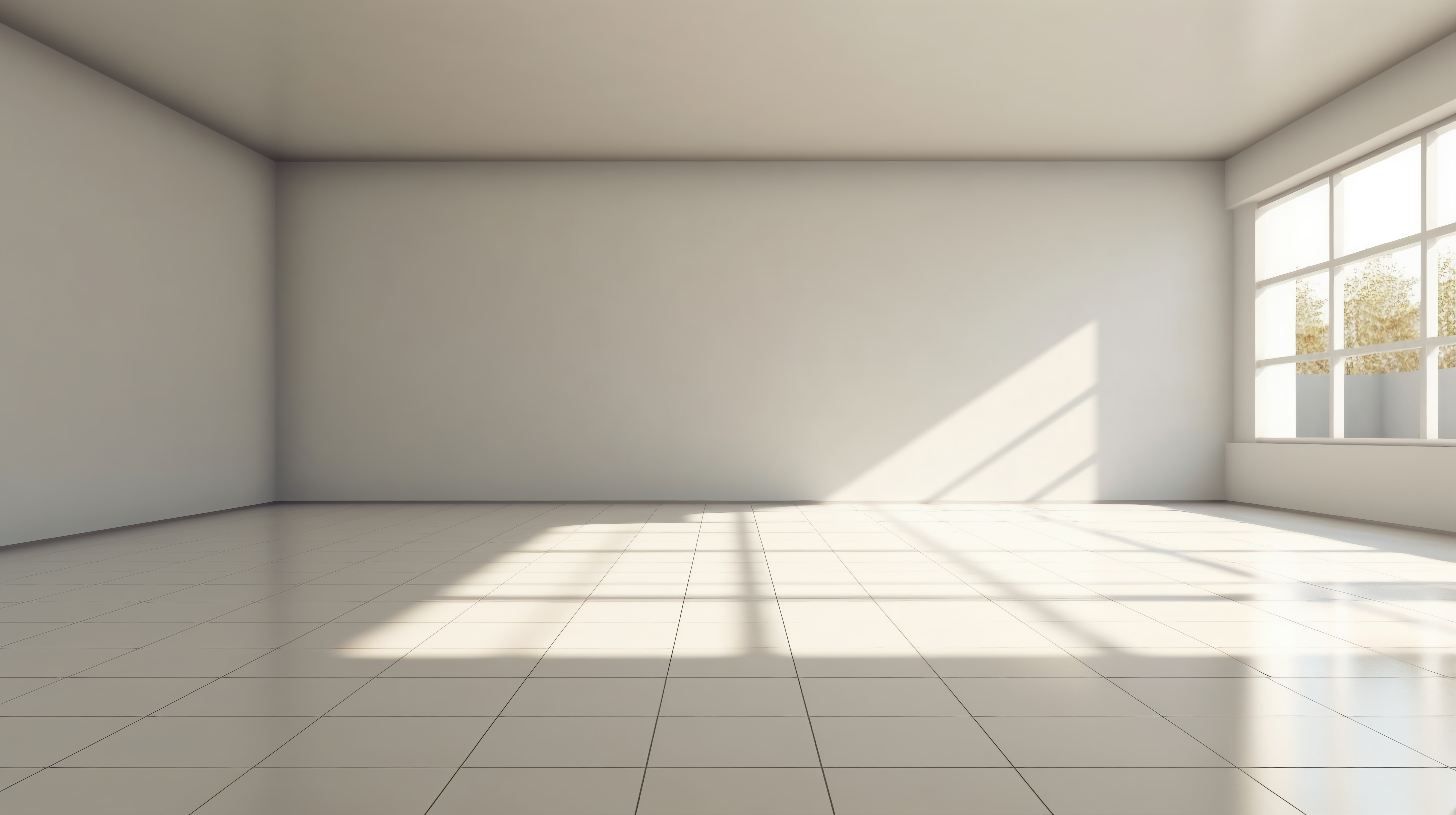 Pièce vide avant staging virtuel